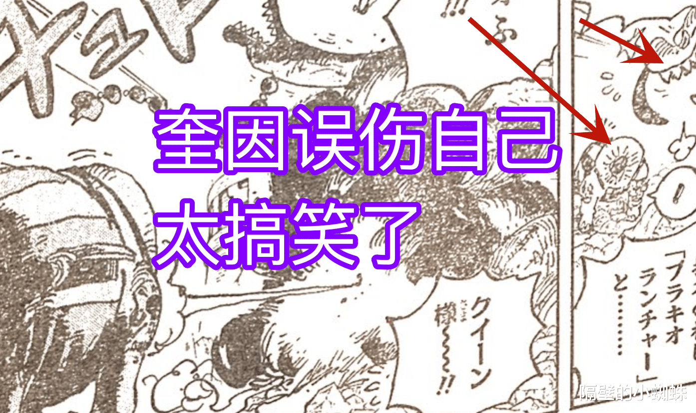 奎因|海贼王1028话，奎因新形态叫“腕蛇”，力量可怕，瞬间让山治残废