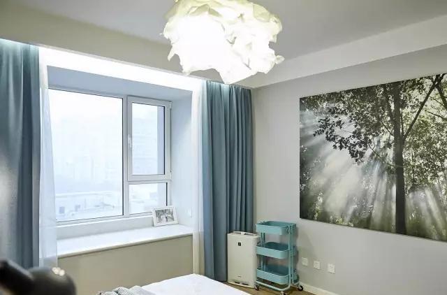 家居装修枣知道 卧室有飘窗，窗帘这么装更好看