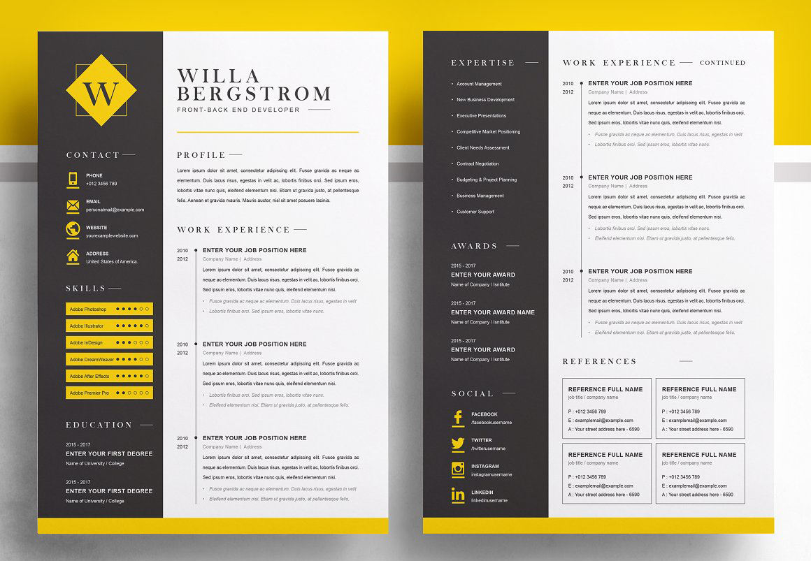 |国外简历设计欣赏!“简法”艺术