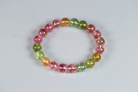 碧玺|清 碧玺手串,上乘碧玺