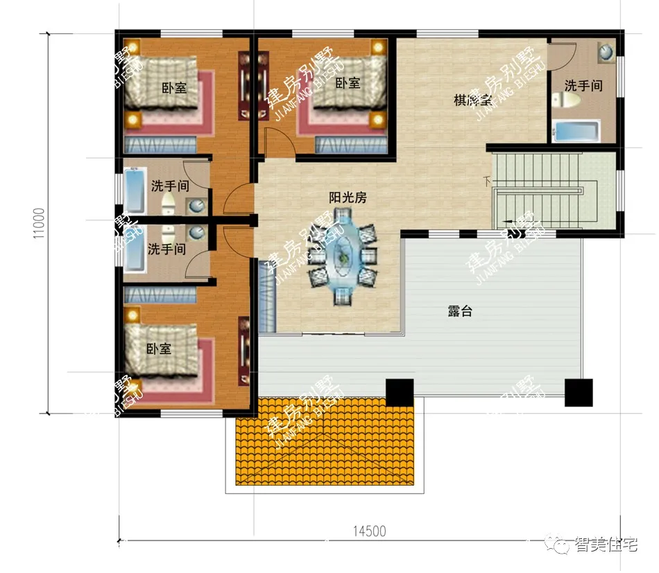 客厅|抓住夏天的尾巴，找好施工队准备建房，四层造型那是真气派！