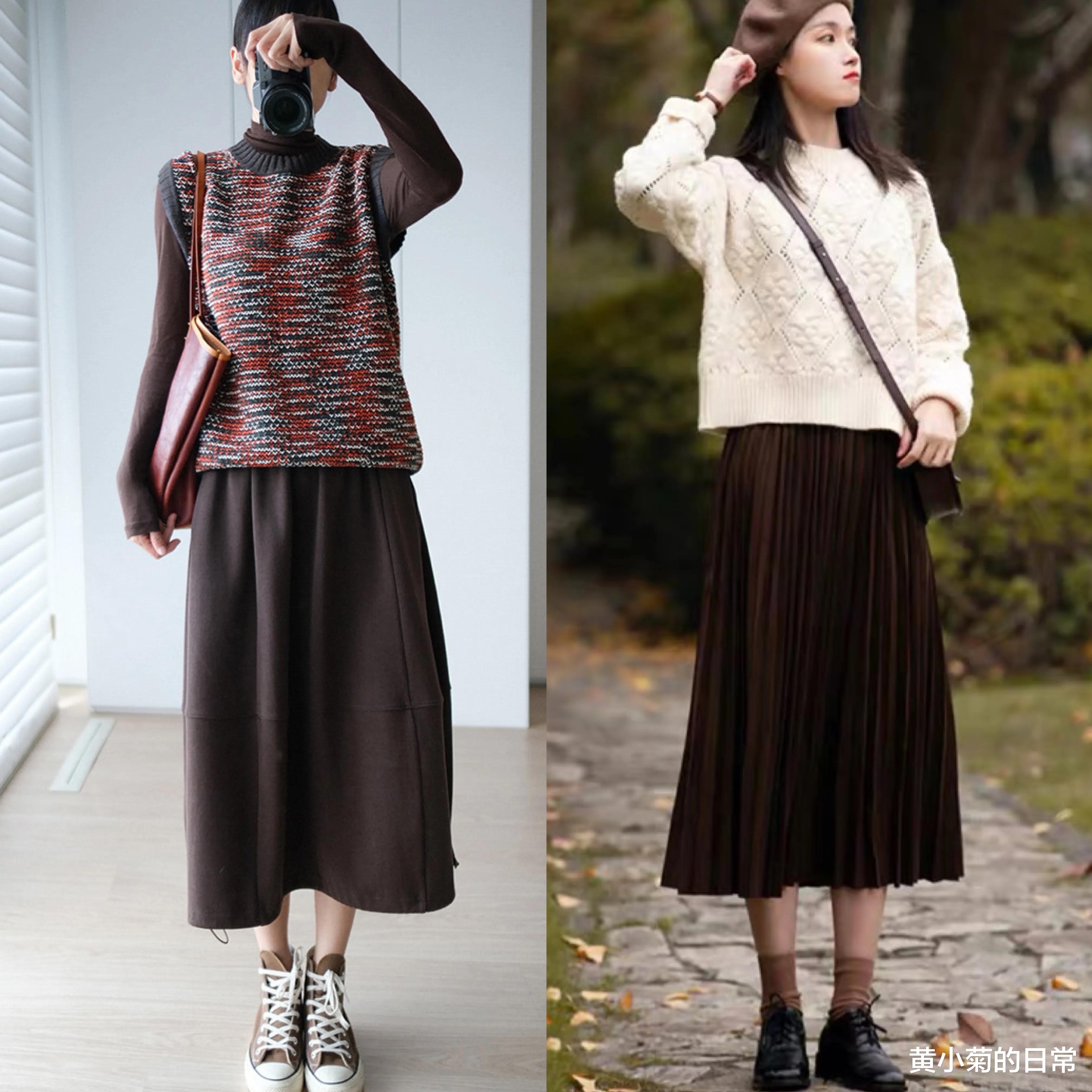 黄小菊的日常 衣服不用多,衣品好的女人深秋这几套够了,优雅减龄美得倾国倾城