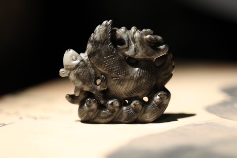 油鱼|清代老提油鱼化龙