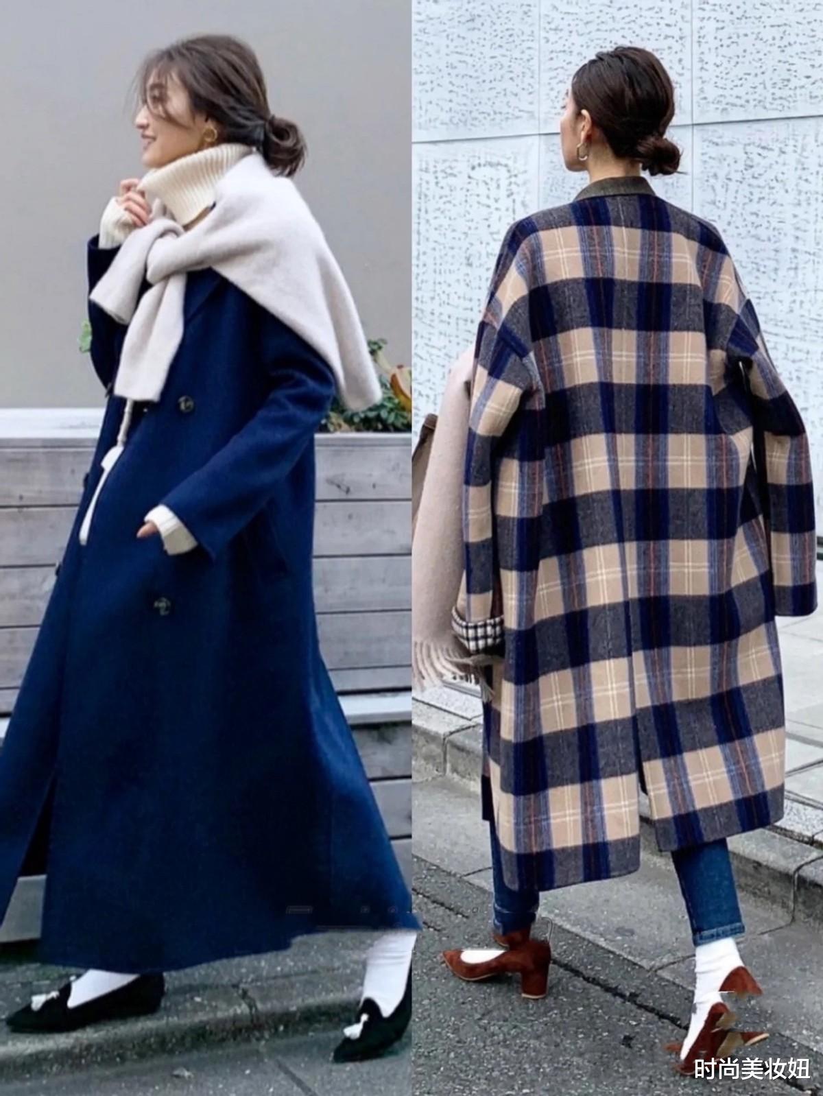时尚美妆妞 40岁女人穿大衣要“高级”，学日本博主18套搭配，优雅又显气质