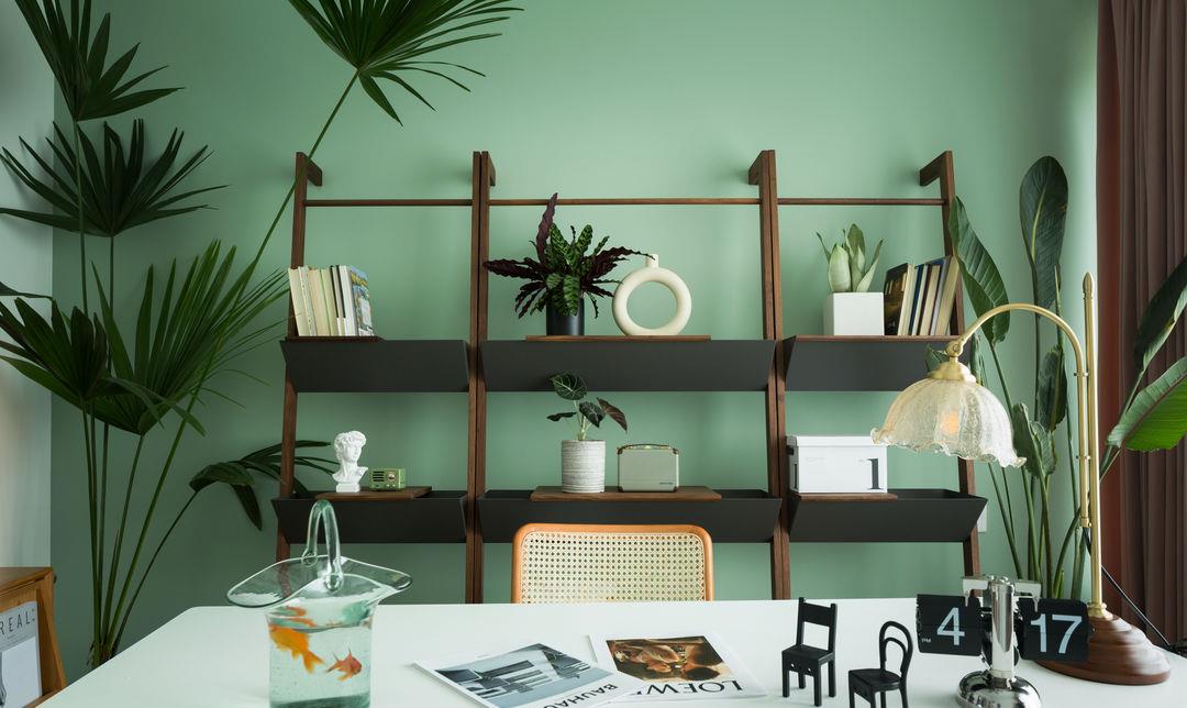 一个小操作，就让平平无奇的精装房变成森系美宅，这效果真心不错