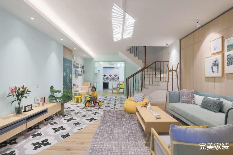 马卡龙色的空间,彰显生活的浪漫和情趣,感受北欧风情的独特魅力