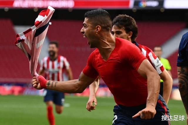 苏亚雷斯|2-1，马竞逆转夺冠！西蒙尼握拳怒吼，头号功臣苏亚雷斯狂笑