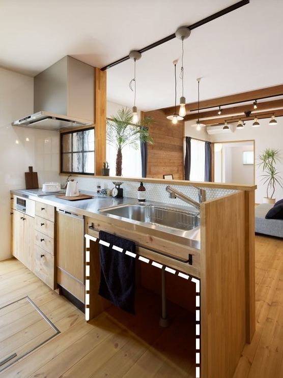 5㎡左右的厨房真该学学日本做法,储物量翻倍,还能越用越顺手