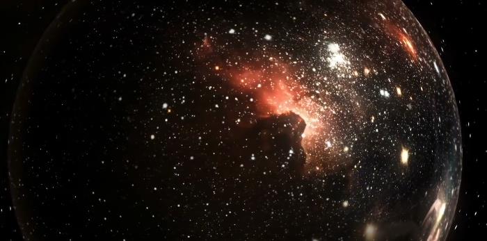 银河系 假如人类制造出速度1光年每秒的飞船，我们能飞到宇宙边缘吗？