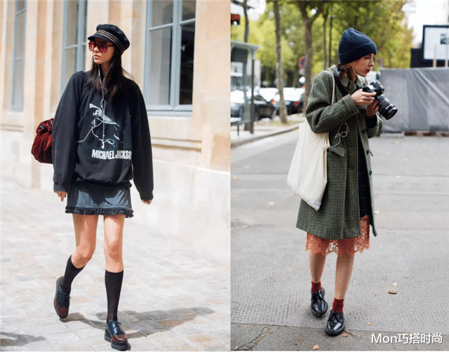 Mon巧搭时尚|小白鞋过时了，今秋流行“布洛克鞋”，配半身裙，气质飙升又显高