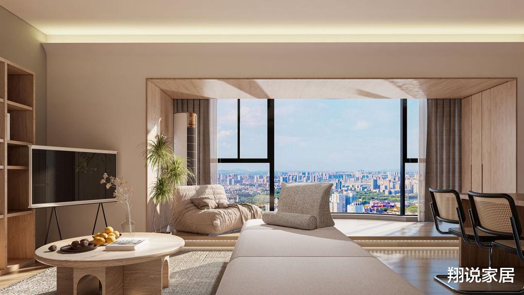 |105平方米的个性小屋，温馨别致，尤其是客厅的大窗，太美了