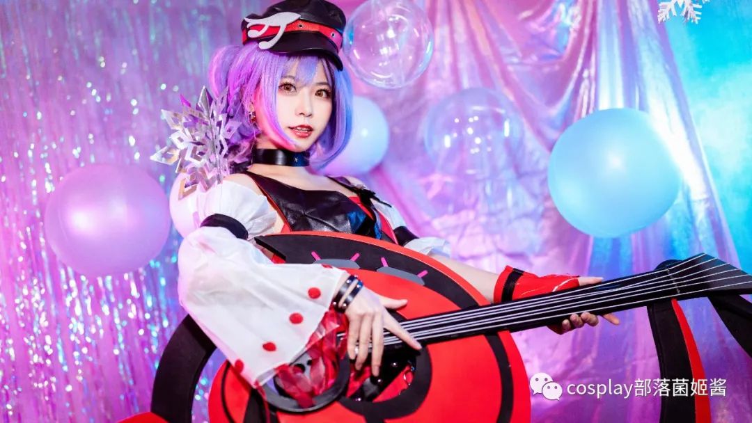 |cos：王者荣耀偶像季小乔音你心动cos正片@洛城雪