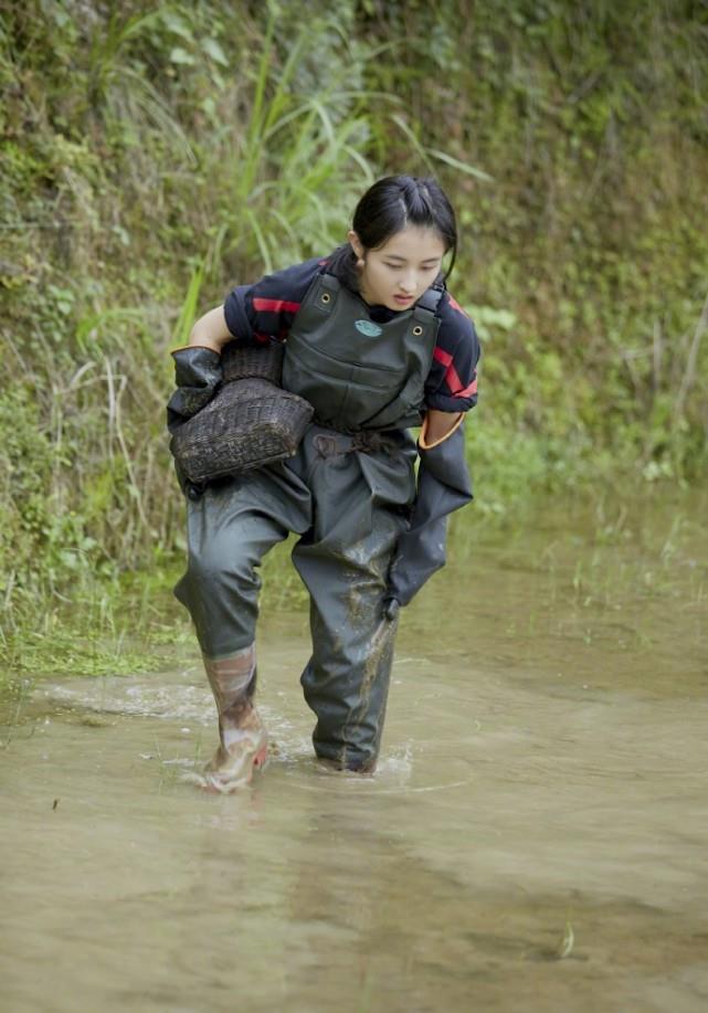 张子枫|张子枫帮何炅搬行李，脚上的鞋子成焦点，是不是来干活的一目了然