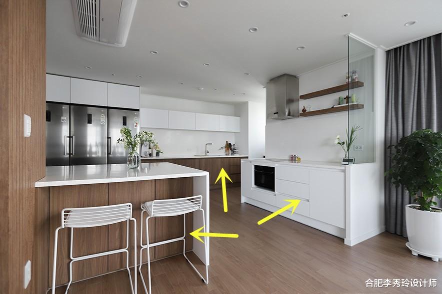 餐厨一体,还得是“T”型黄金布局,集齐6个功能区,动线距离最短