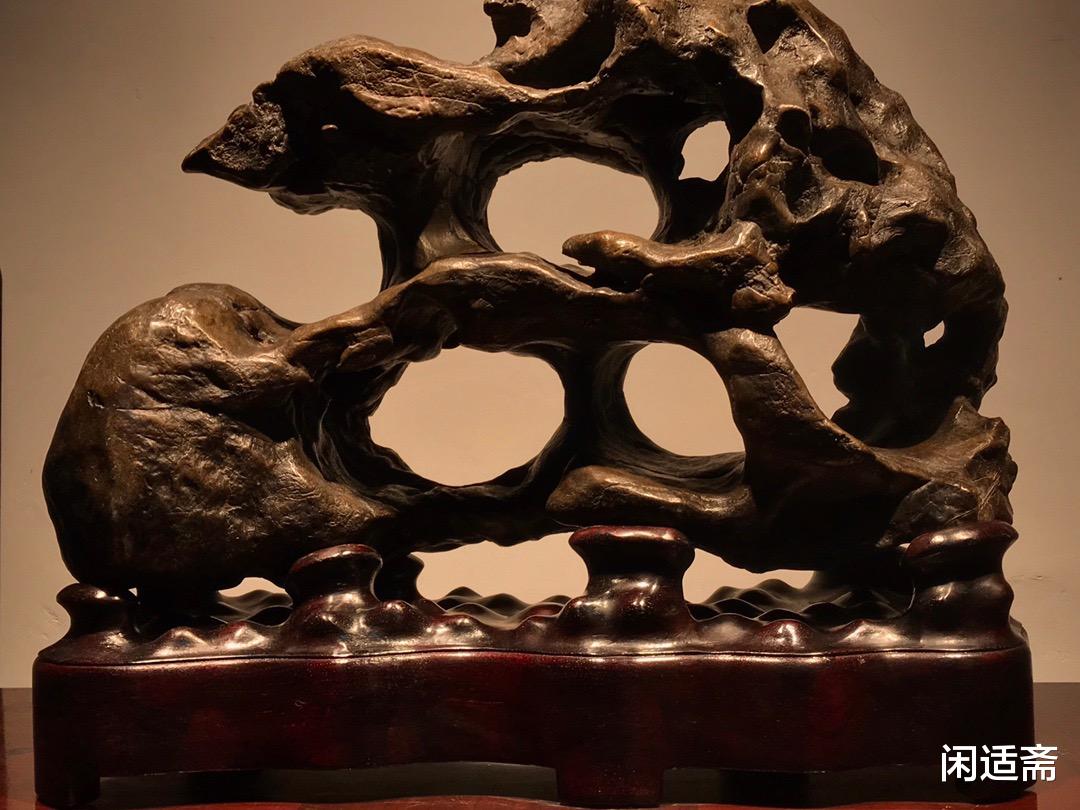 太湖石|文人赏石，太湖石，嵐烟