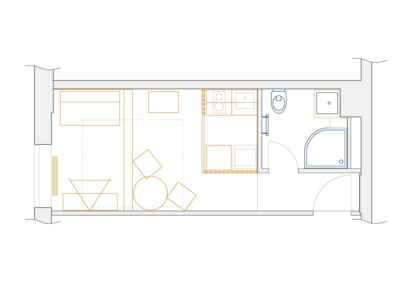 小姐姐|硕士小姐姐爆改出租房卧室，不足千元，把床放在客厅下面，太赞了