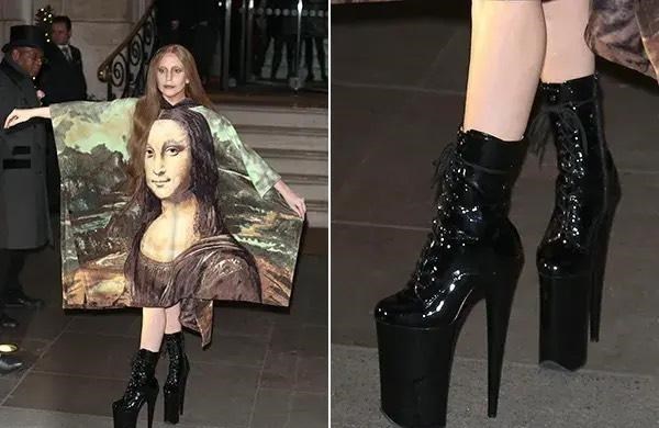 Lady Gaga|Lady Gaga脚蹬驴蹄，真的是被雷到了！