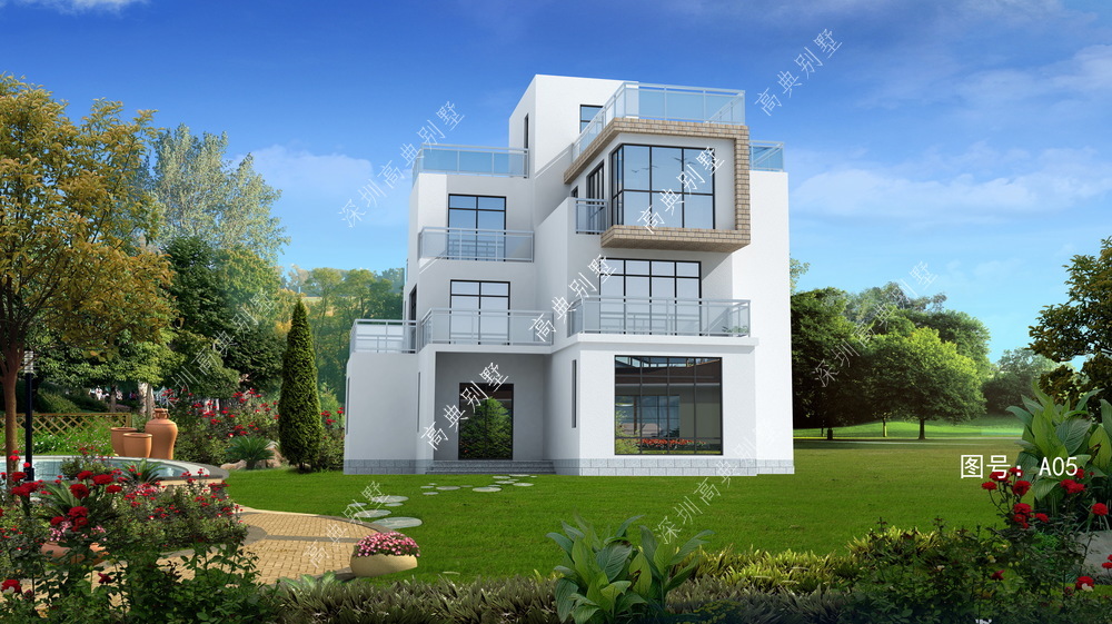 别格一楼|这款现代自建别墅，外观简洁大方，整体功能分区合理。