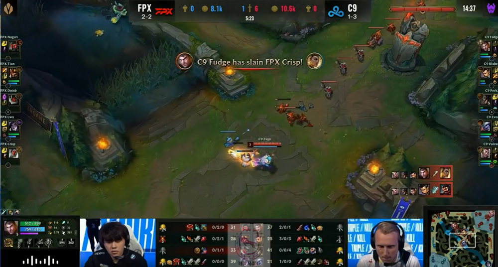 高天亮|FPX遭遇2连败!Tian皇子发狂一个人强开白给!