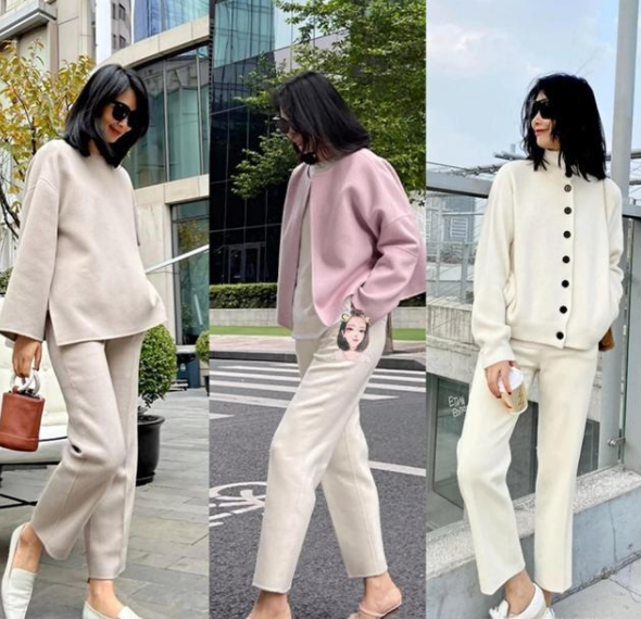 穿衣搭配|曾黎造型太“大胆”，露腰西装设计显性感，沉稳大气难掩妩媚