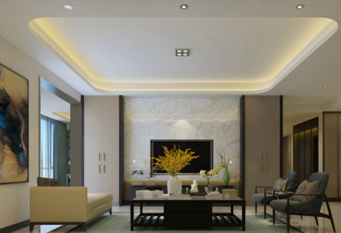 鸣雀设计|哈尔滨鸣雀装饰 理石背景墙有什么优点？安装理石背景墙有什么注意事项？