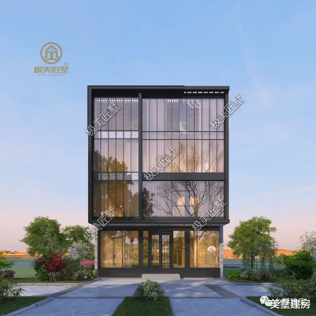 农村四层自建房这样设计,超实用美观,喜欢快收藏