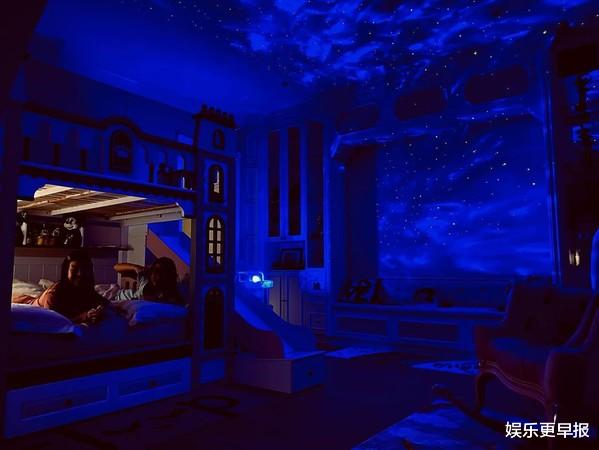 吴尊|吴尊搬新家「女儿闺房曝光」根本公主城堡！灯一关 网：超梦幻