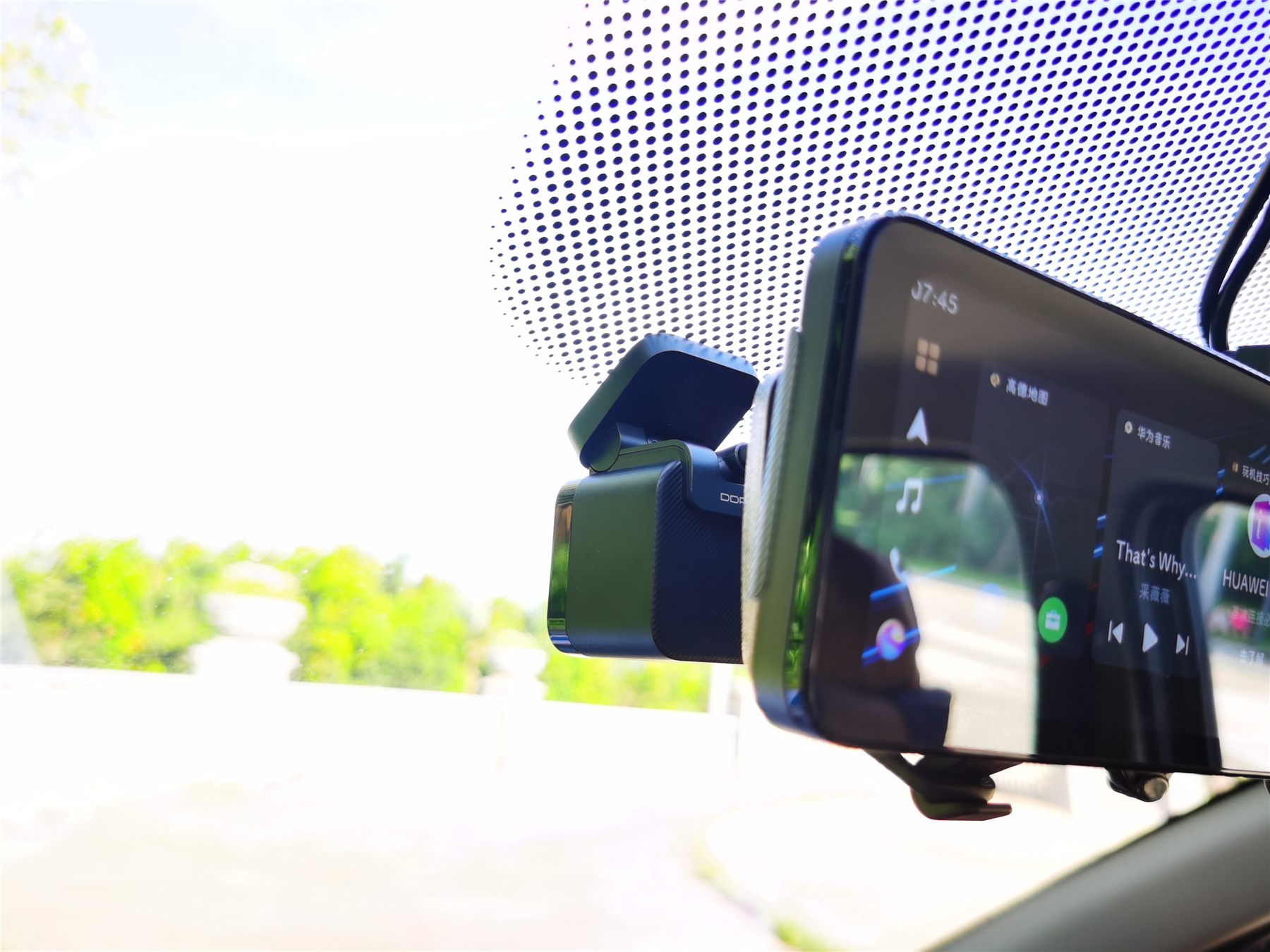 三轮车 华为生态盯盯拍智慧后视镜S5上手，分布式跨屏车机交互智慧出行