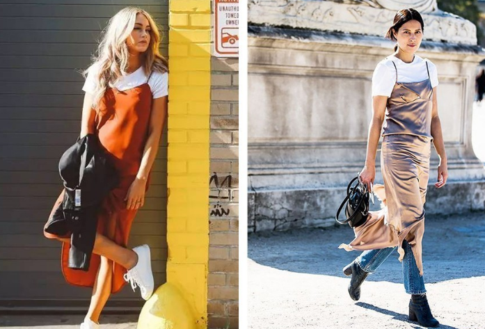 时尚风行派|大骨架女孩穿搭宝典来啦！大V领配上高收腰剪裁，身材轻松变单薄