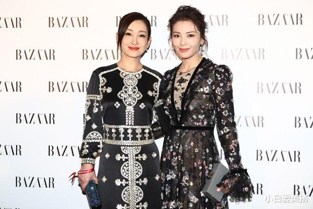 小白爱美搭|同样穿黑色长裙，秦海璐和刘涛完全是两种风格，但都有着成熟魅力