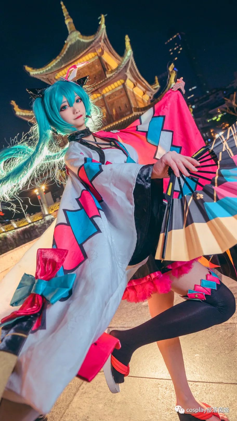 初音未来|cos：?初音未来39感谢祭cos正片@折崎
