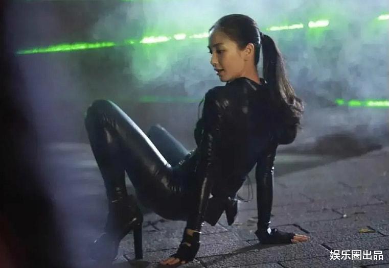 Angelababy|杨颖的特工造型火了，穿皮衣扎马尾辫又欲又飒，2小时流量破800万