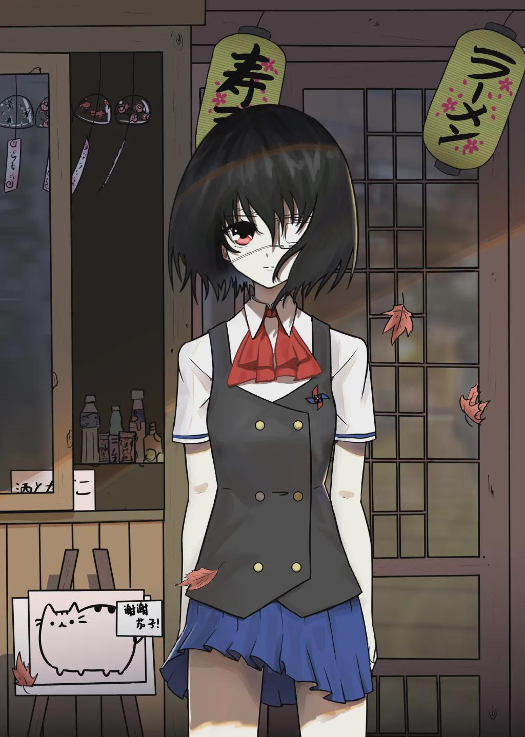 见崎鸣|动漫美图:《another》见崎鸣