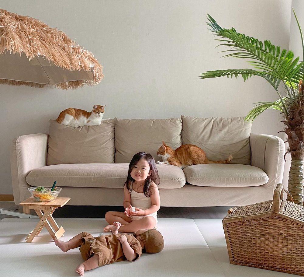 |都有孩子，凭啥她家更好住？“去客厅化”+多功能阳台，装修模板