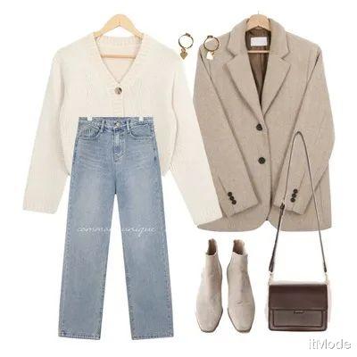 itMode|秋冬高级色通勤穿搭，好看到犯规！