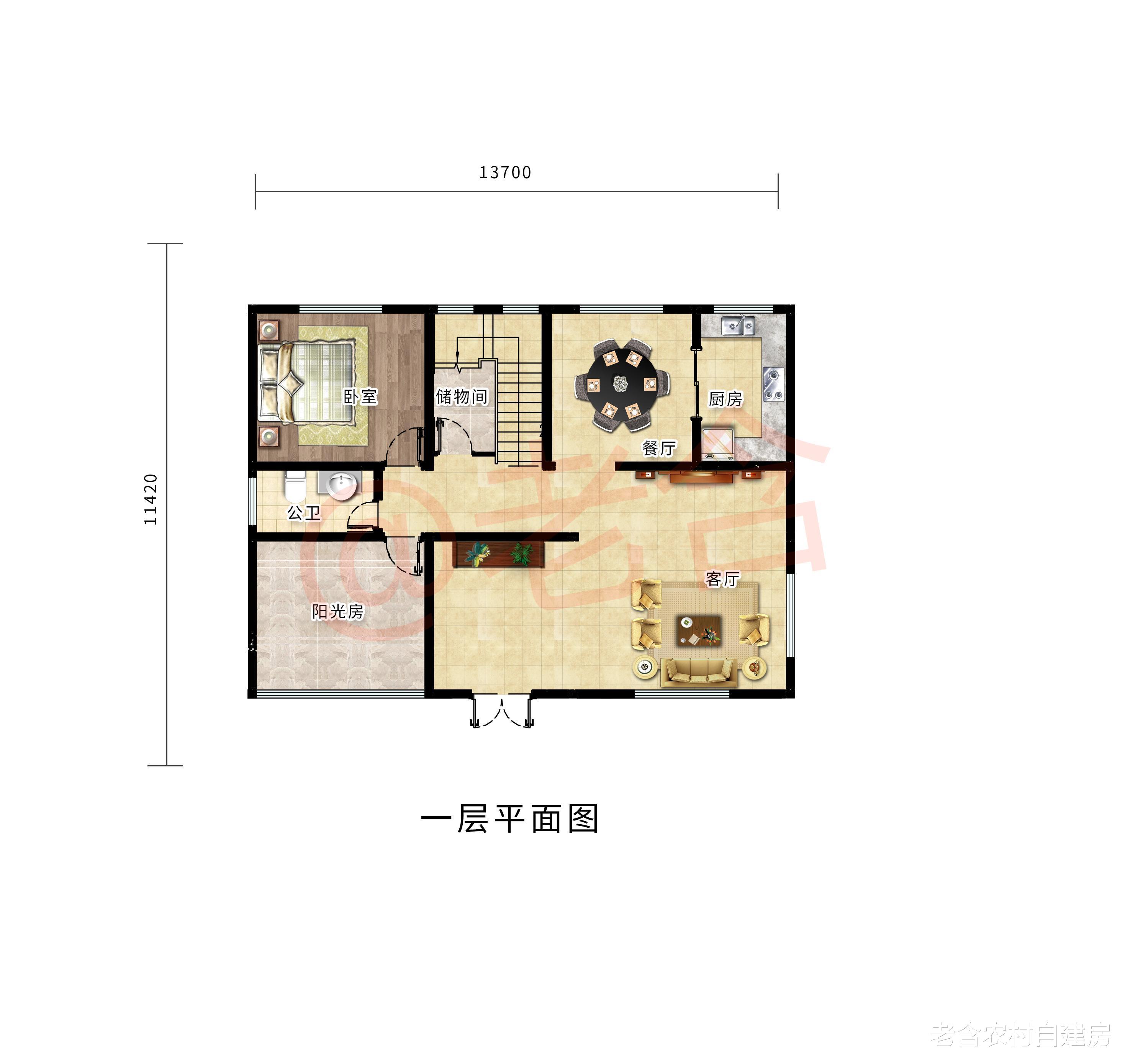 |这才是农村自建房“香饽饽”户型，堪称性价比“最高的”二层别墅