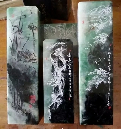 菊花一角|玉雕大师——李光增