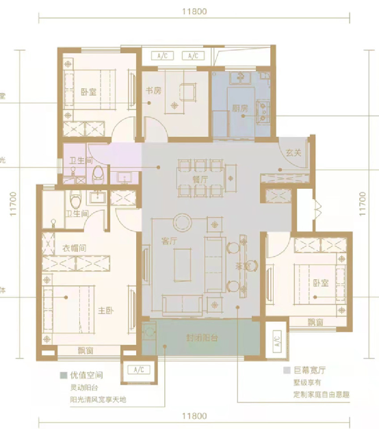 打新|纯洋房新盘！环城这一大型住区打新，最小89㎡三室！
