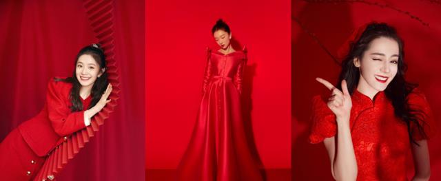 春晚|春晚斗艳，杨幂红裙凹凸紧致，佟丽娅白皙丰腴，热巴娇媚艳压全场