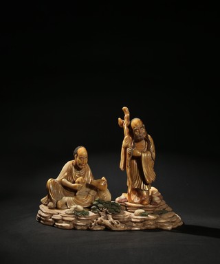 |【寿山石·福禄寿摆件】