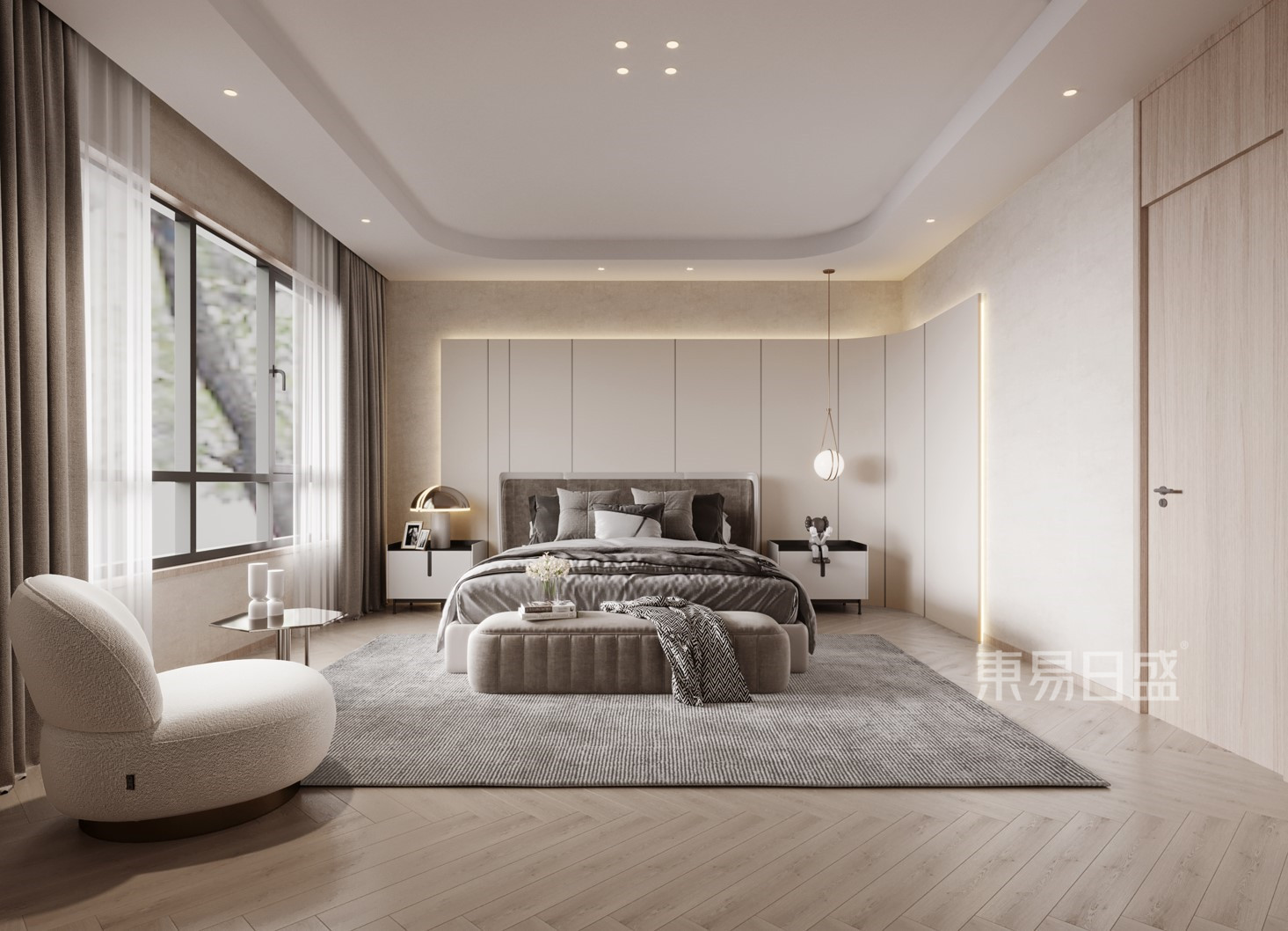 东易日盛石家庄|350m2现代风格大宅,书写生活的诗意,酿造家的温暖