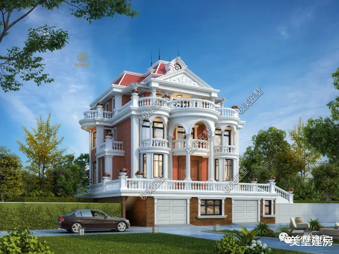 |农村四层豪宅怎么盖,巴洛克风格,大气又实用