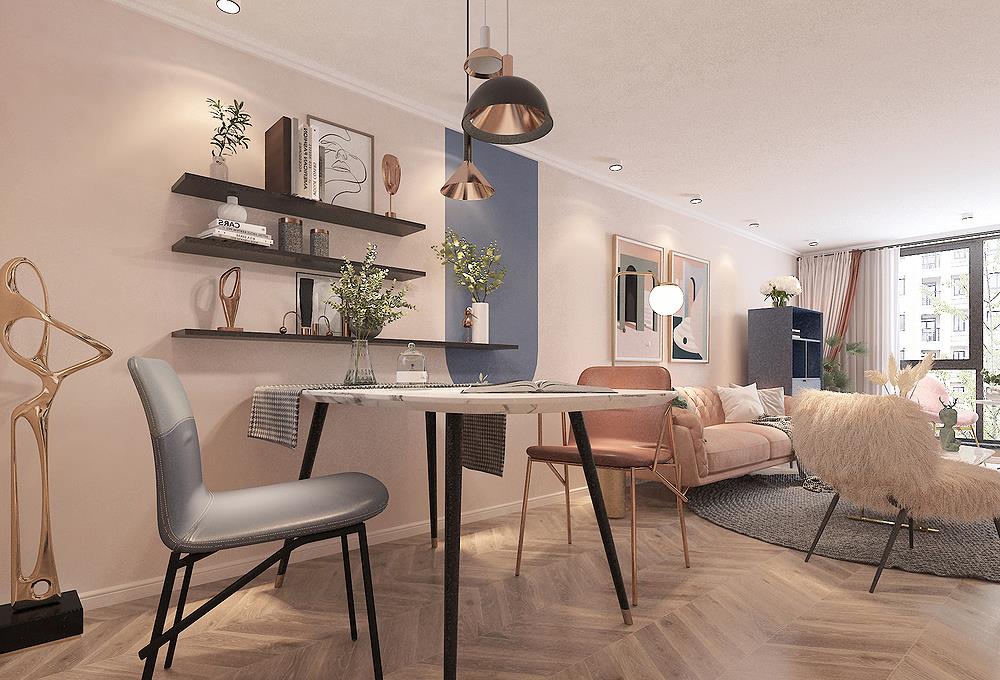 新帝雅|参观完47岁阿姨的家,感觉自叹不如,仅有47㎡却装修很敞亮又前卫