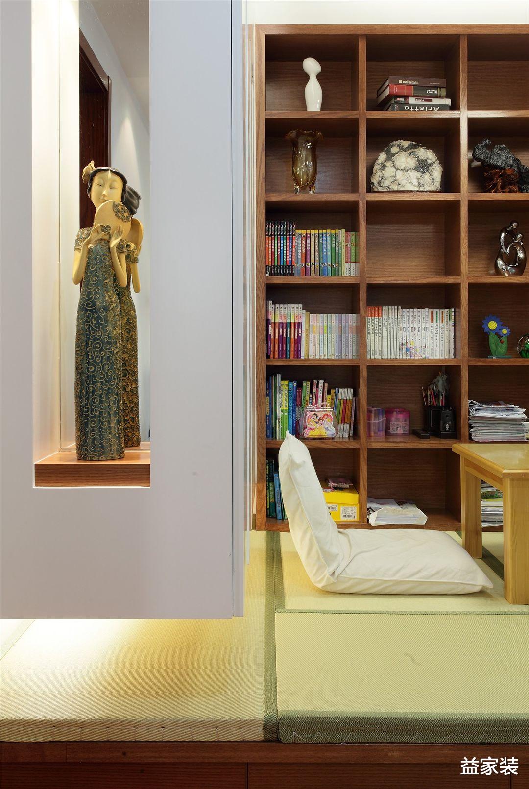 益家装 三室格局却有六室的容量，把收纳做到极致，让空间释放更多魅力