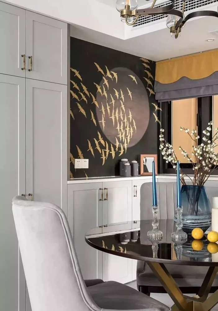 |129㎡大气美式风，三居室户型，温馨又有格调！