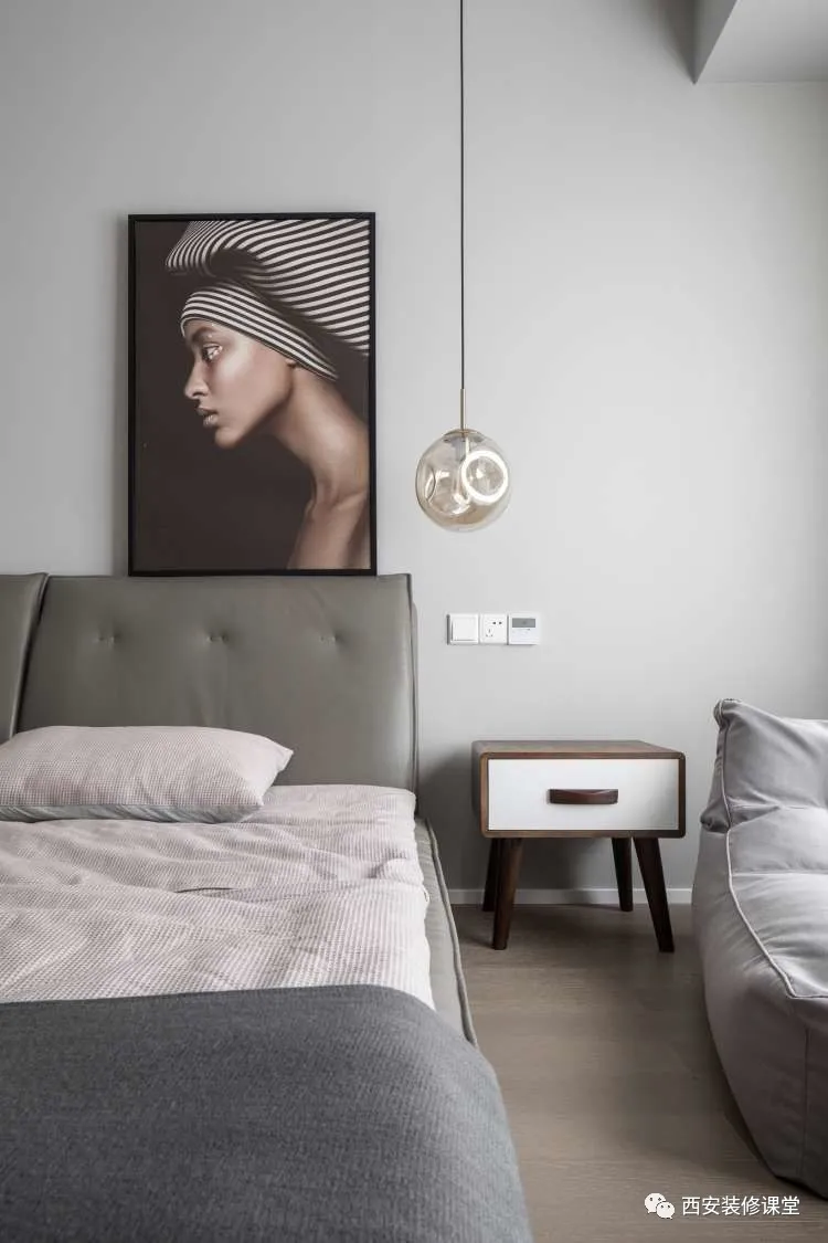 安置房|160m2四室简约，客厅10米收纳柜满足储物