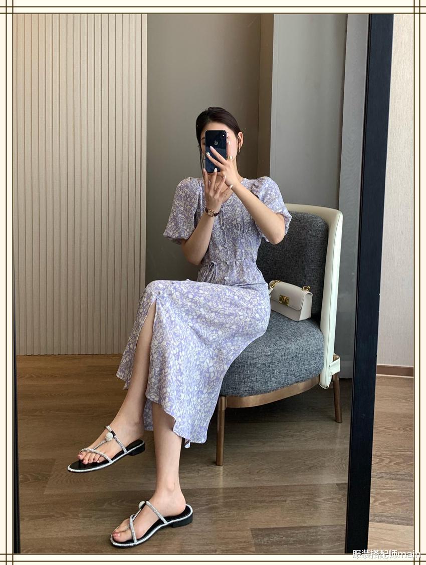 服装搭配师main|微胖女生显瘦必备，最适合夏天的茶歇裙我给你找了6条
