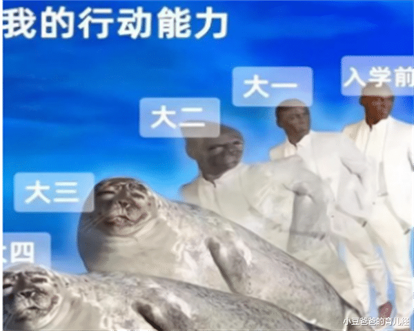 小豆爸爸的育儿经|毕业生用“梗图”,吐槽大学四年来的碌碌无为,网友:太真实了