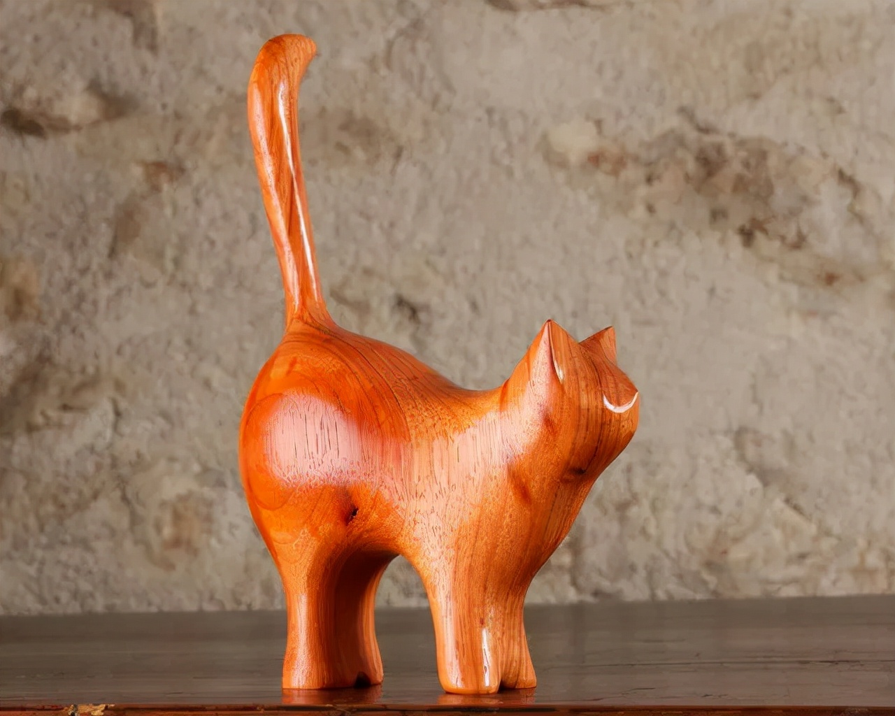 雕刻|来撸“木猫”啊！还能包浆！萌翻啦