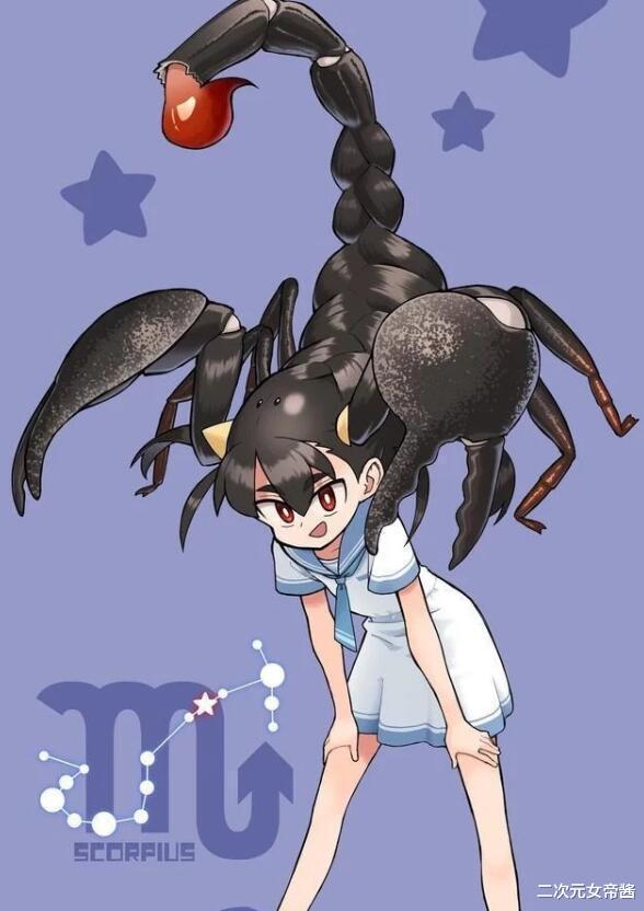 虎鲸 昆虫拟人变二次元人物，蜘蛛是机甲少女，蜈蚣变成长发御姐